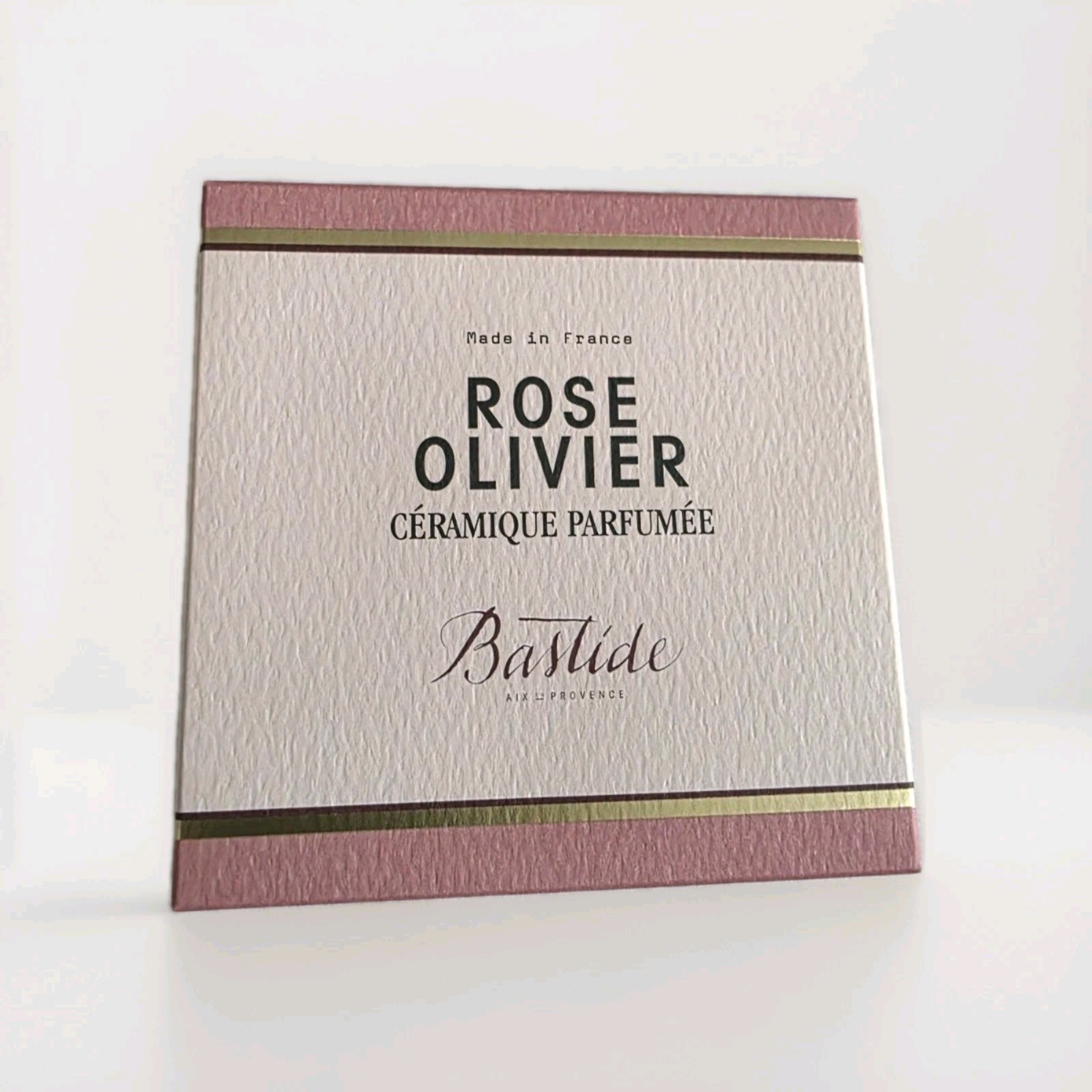 Anthropologie Bastide Rose Olivier Scented Ceramic Stone Boxed Gift 🎁 France Anthropologie Bastide Rose Olivier Scented Ceramic Stone Boxed Gift 🎁 France