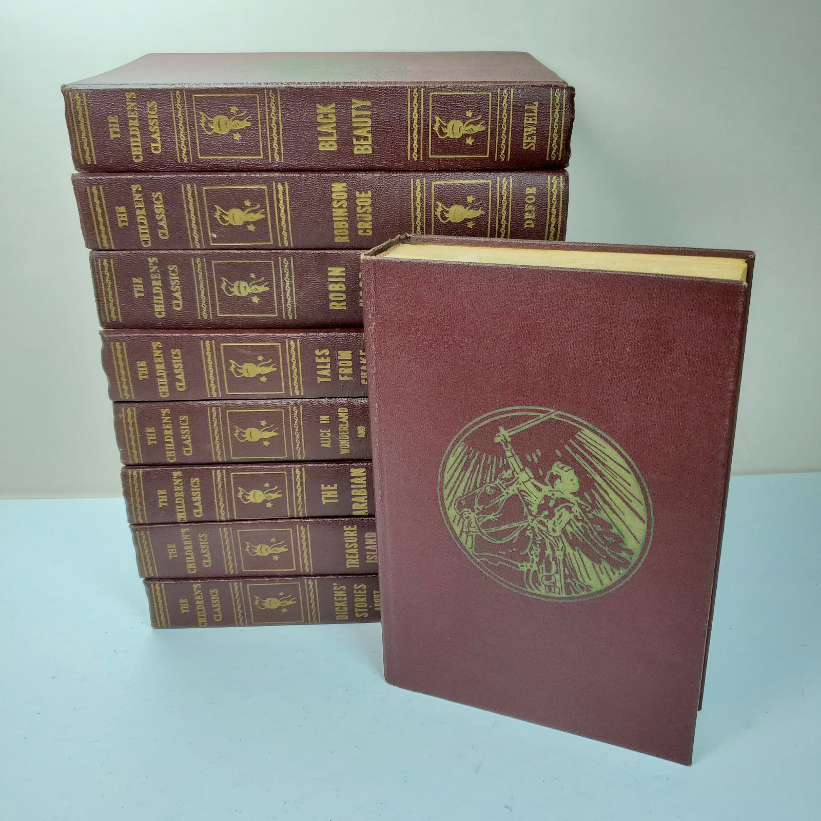1920\'s The Children\'s Classics 9 Volume Set by John C. Winston Co
