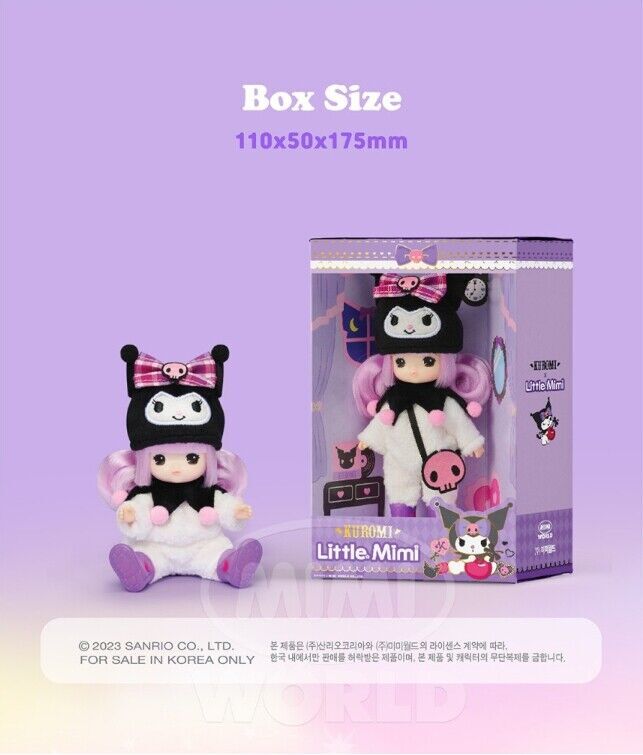 Sanrio Characters x Little Mimi 6 Styles Figure Doll Korean Toy