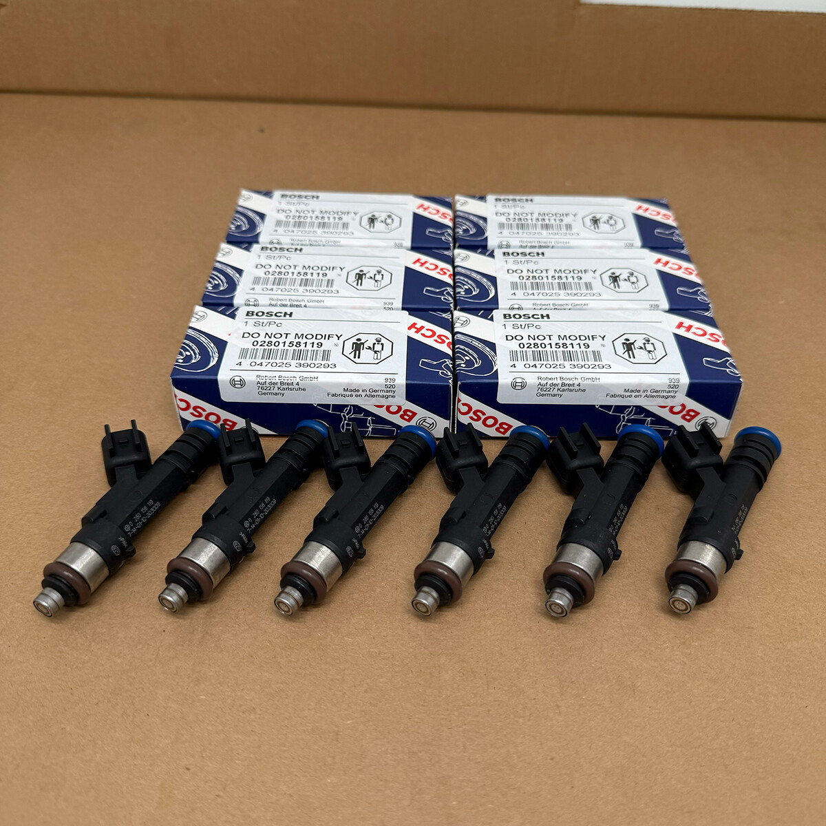 6x Genuine Bosch Fuel Injector for 07-10 Jeep Wrangler Chrysler 3.3L 3.8L 6x Genuine Bosch Fuel Injector for 07-10 Jeep Wrangler Chrysler 3.3L 3.8L