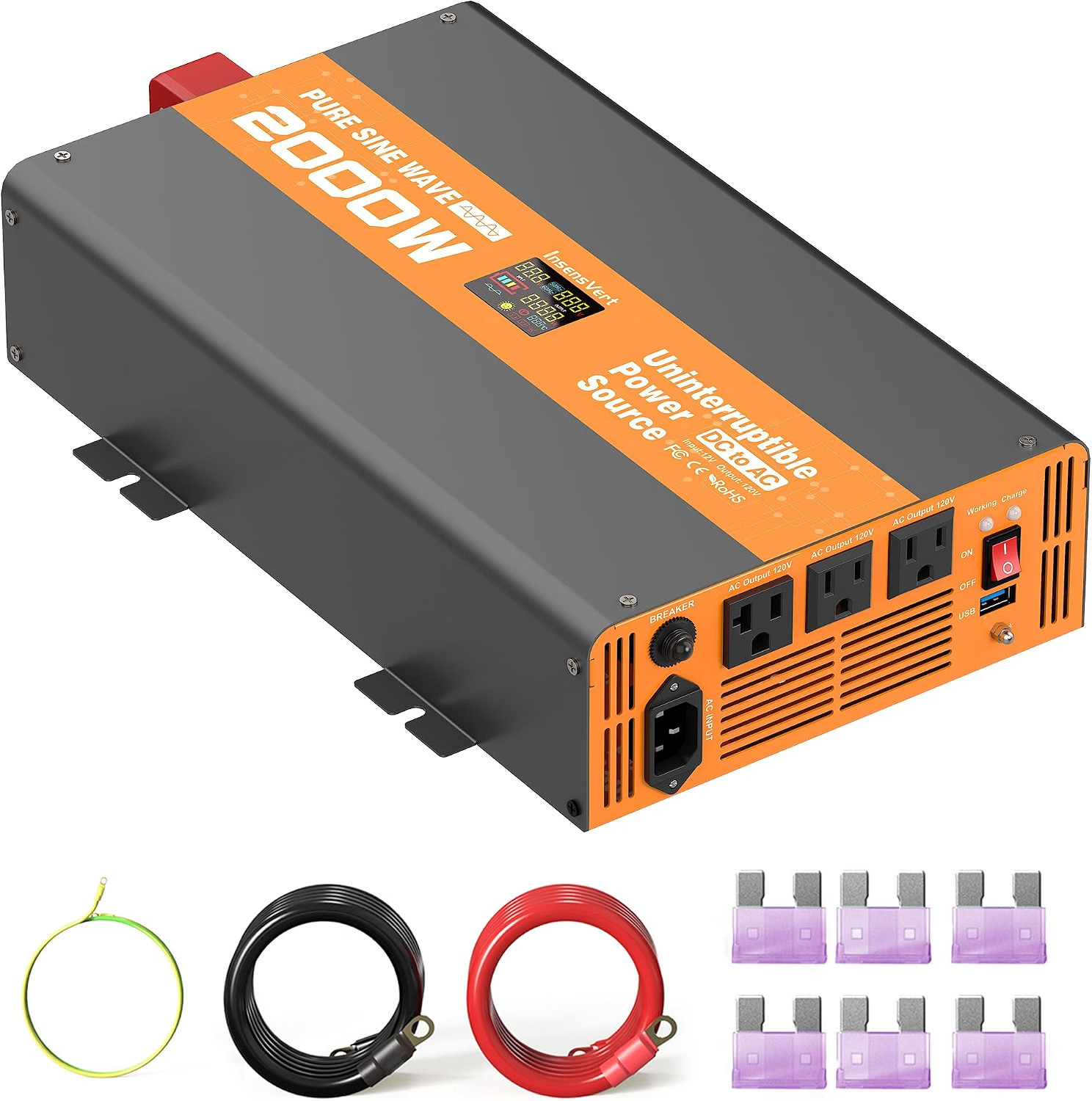 2000W Sump Pump Battery Backup Uninterruptible Power SourcePure Sine Wave Invert 2000W Sump Pump Battery Backup Uninterruptible Power SourcePure Sine Wave Invert