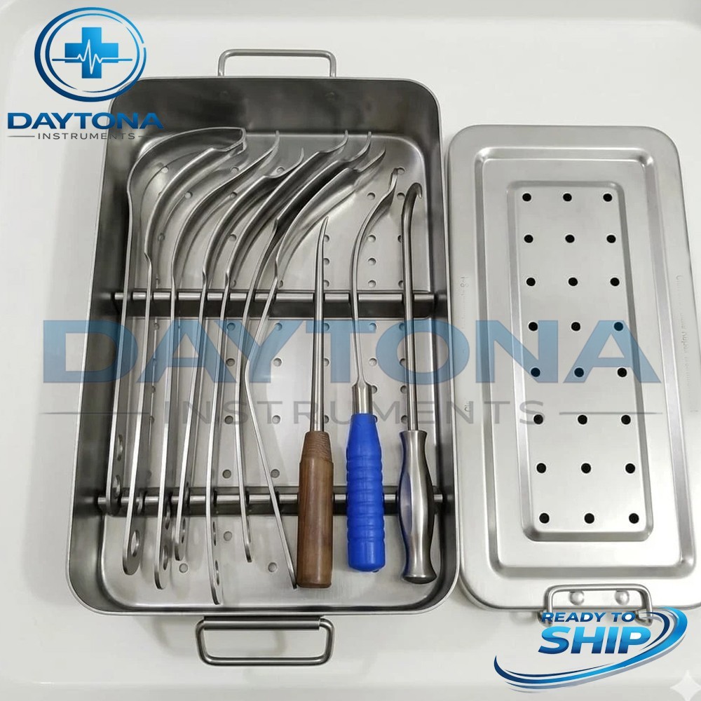 Hip Joint Surgical Retractors Set 9 Pcs |Orthopedic Instruments