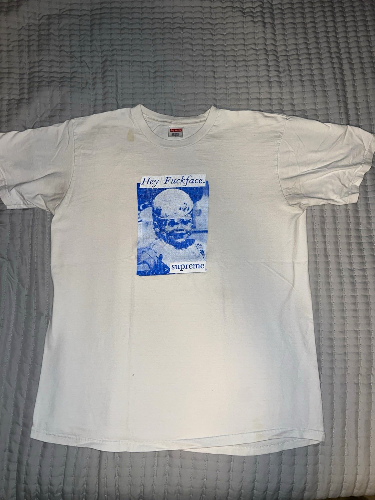 Supreme Men’s White Graphic Tee Shirt Size L