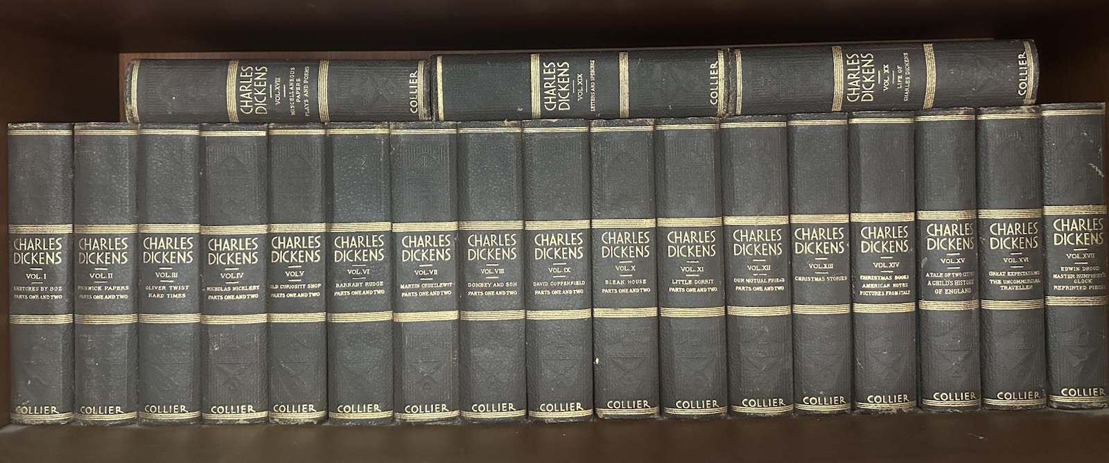 Charles Dickens Complete Works 20 Vol Set Collier 1932 Vintage National Edition Charles Dickens Complete Works 20 Vol Set Collier 1932 Vintage National Edition