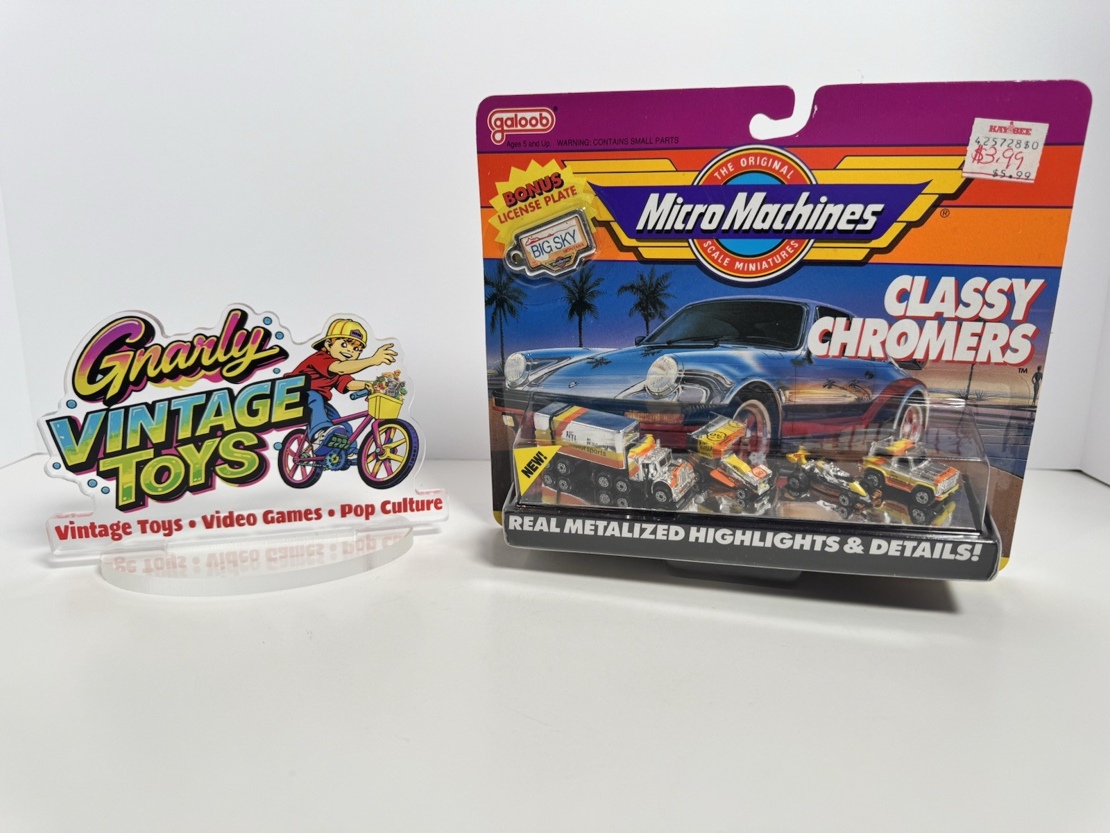 1990 Galoob Micro Machines Classy Chromers 6400 Collection #5 Diecast SEALED NEW 1990 Galoob Micro Machines Classy Chromers 6400 Collection #5 Diecast SEALED NEW