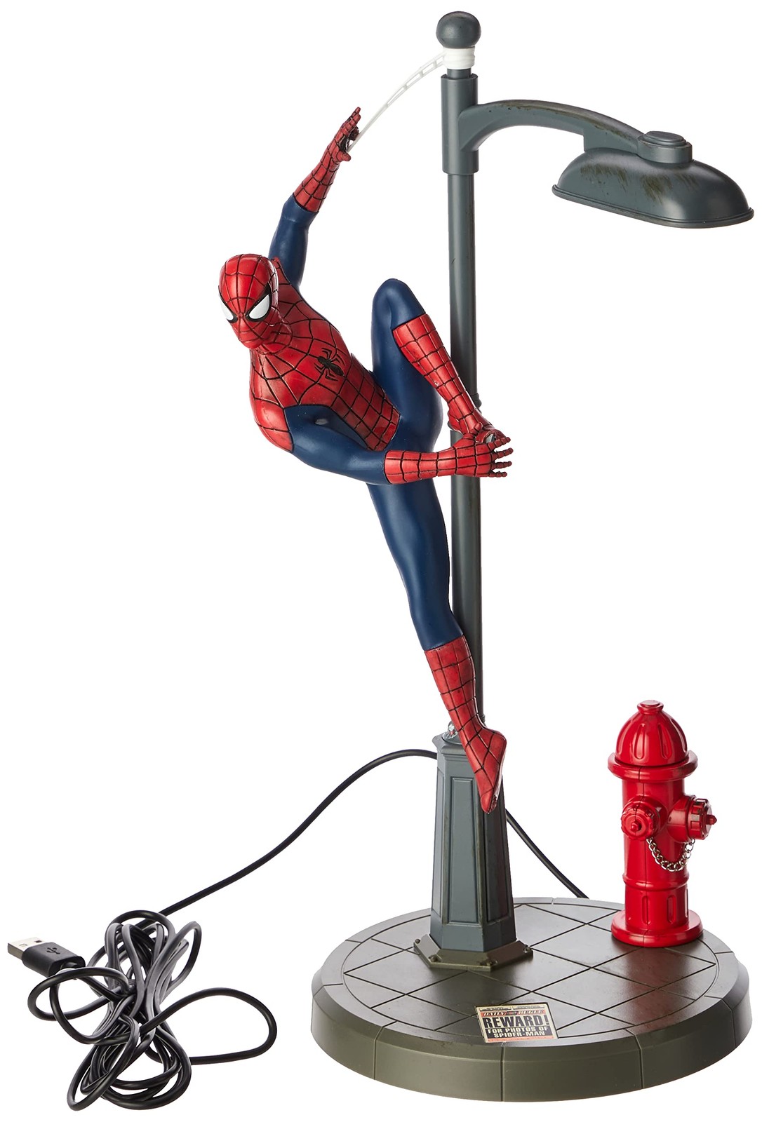 Spider Man 3D Figure Lamp Dimmable Led Usb Powered Marvel Home Decor 34 Cm Spider Man 3D Figure Lamp Dimmable Led Usb Powered Marvel Home Decor 34 Cm