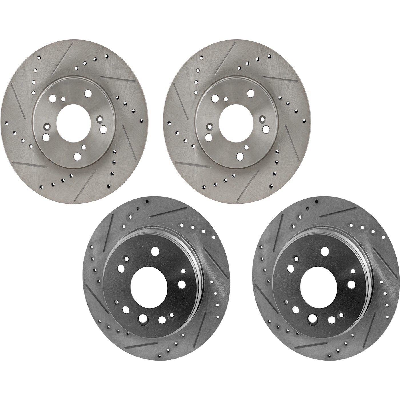 Front & Rear Brake Disc Rotors For Honda Element 2003 2004 2005 2006 2007-2011