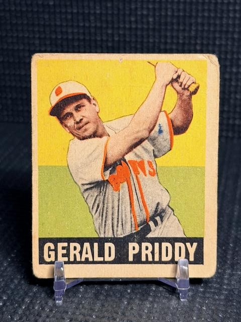 1948-49 Leaf - #111 RC Gerald Priddy St. Louis Browns 1948-49 Leaf - #111 RC Gerald Priddy St. Louis Browns