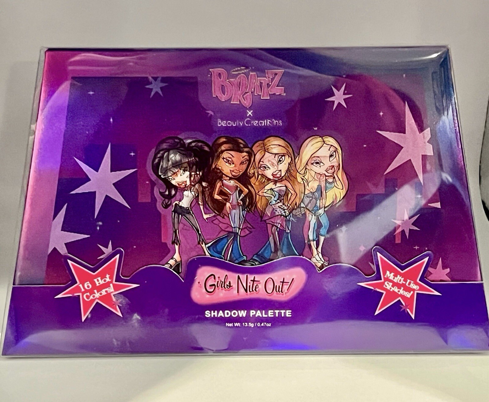 BRATZ X BEAUTY CREATIONS GIRLS NIGHT OUT SHADOW PALETTE BRAND NEW NEVER OPENED BRATZ X BEAUTY CREATIONS GIRLS NIGHT OUT SHADOW PALETTE BRAND NEW NEVER OPENED