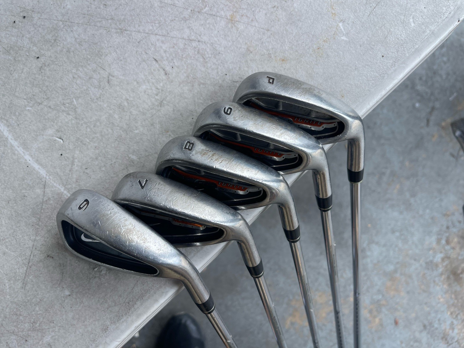 Nike Ignite Iron Set 6,7,8,9 + PW RH Ignite True Temper Uniflex Steel Nike Ignite Iron Set 6,7,8,9 + PW RH Ignite True Temper Uniflex Steel