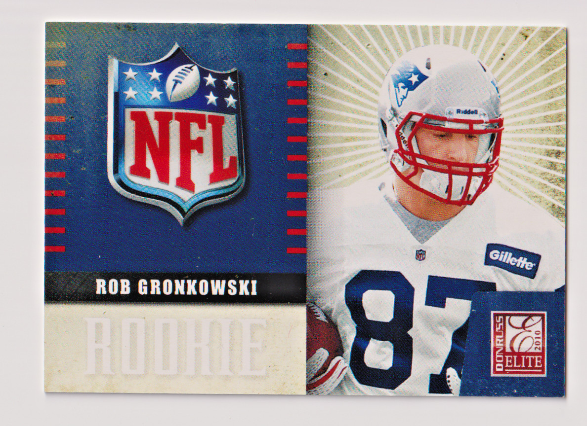 2010 Donruss Elite #29 Rob Gronkowski RC NFL SHIELD /999 PATRIOTS 2010 Donruss Elite #29 Rob Gronkowski RC NFL SHIELD /999 PATRIOTS