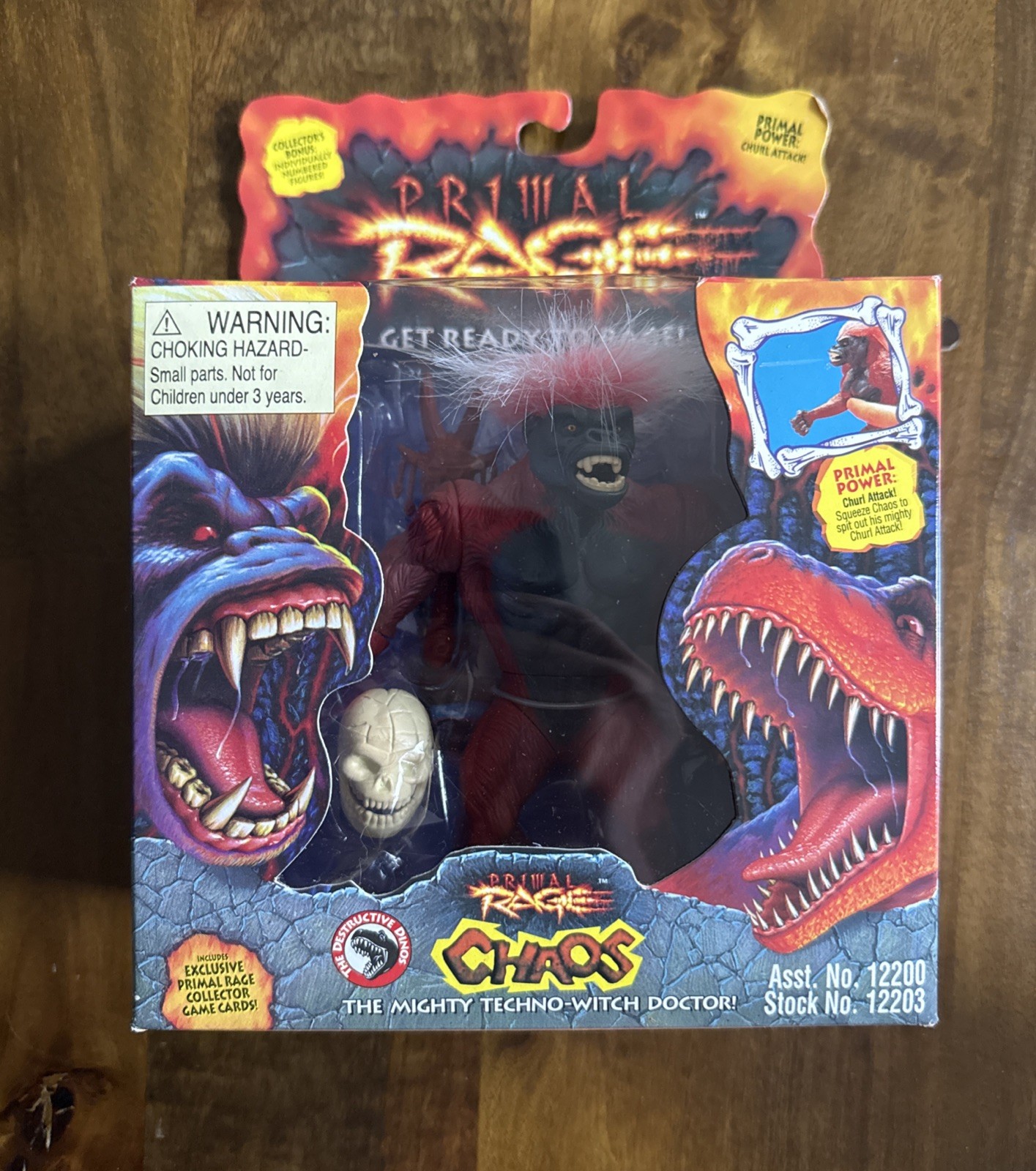 RARE Vintage Primal Rage CHAOS Action Figure Playmates 1994 NIB NEW RARE Vintage Primal Rage CHAOS Action Figure Playmates 1994 NIB NEW