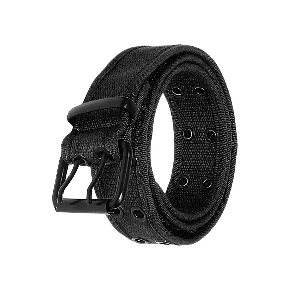 Canvas 2 holes Double Rows Grommet Hole Belt Fabric Military web belt