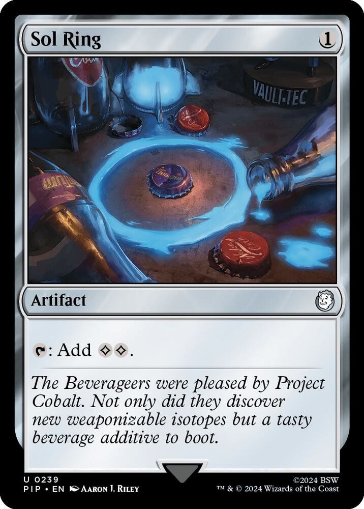 1x Sol Ring - Universes Beyond: Fallout Near Mint - MTG