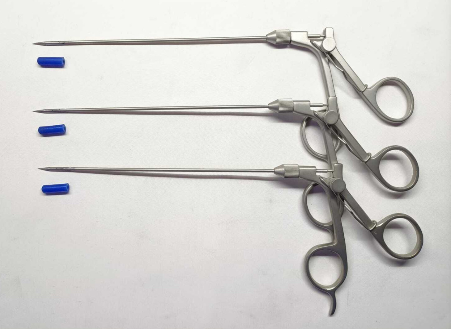3pc Laparoscopic Suture Passer Fascial Closure Port Closure 2.5mmx170mm Reusable