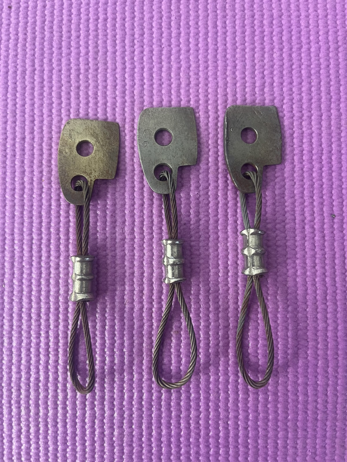 3 Vintage OG Chouinard RURPs (Realized Ultimate Reality Pitons) - Aid Climbing