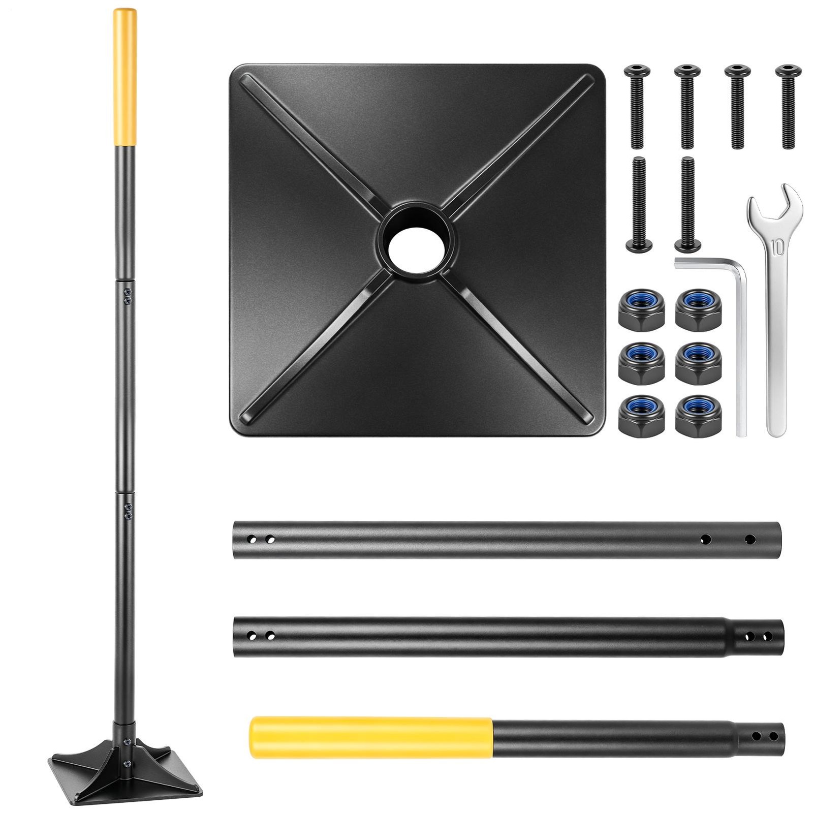8x8 Inch Steel Ground Tamper 47\ 8x8 Inch Steel Ground Tamper 47\