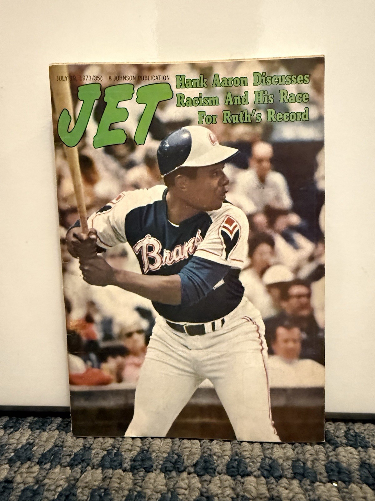 1973 July 19th Jet Magazine, Hank Aaron, Atlanta Braves (1)