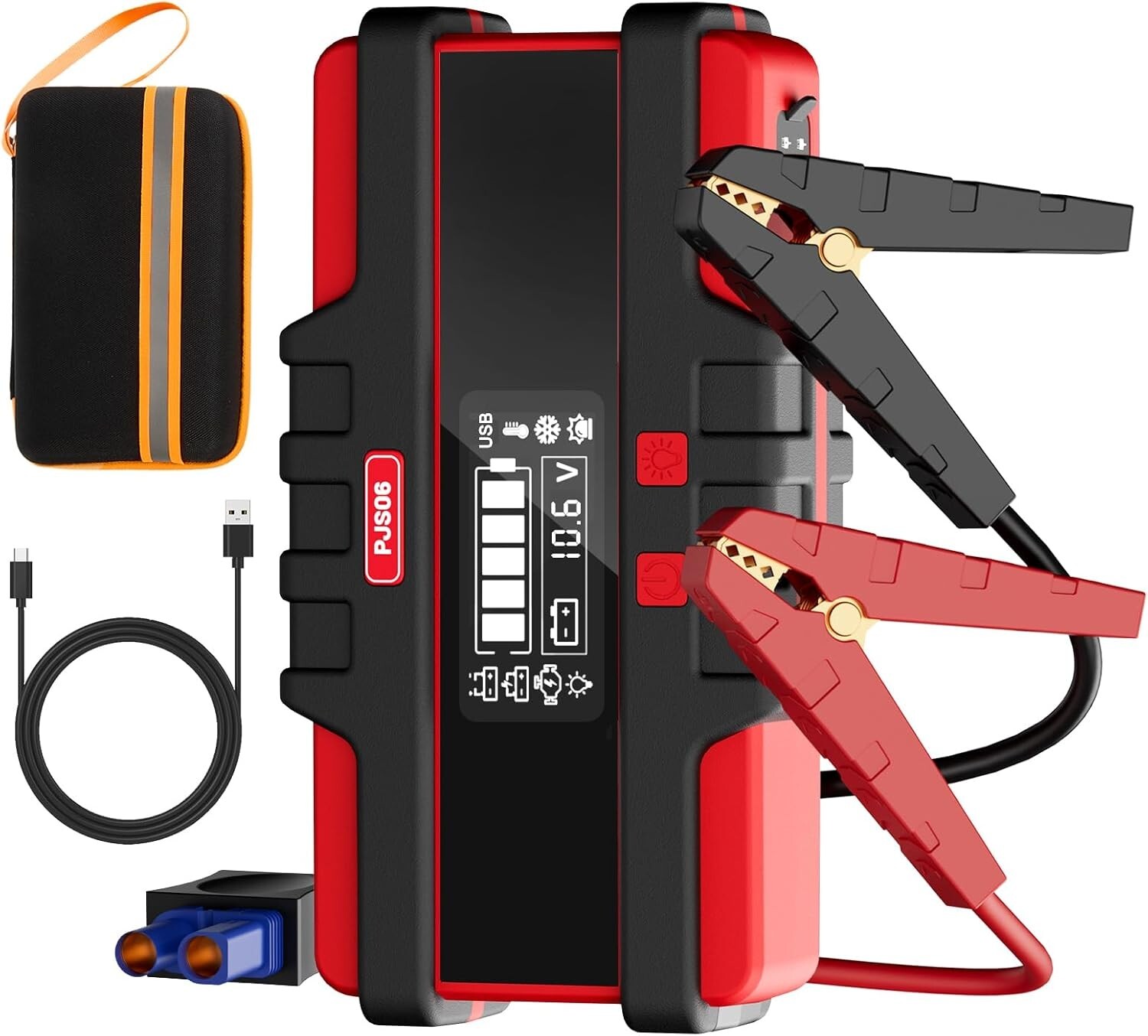 PJS06 2500A Car Battery Jump Starter, Portable 12v Battery Booster, Jump Box PJS06 2500A Car Battery Jump Starter, Portable 12v Battery Booster, Jump Box