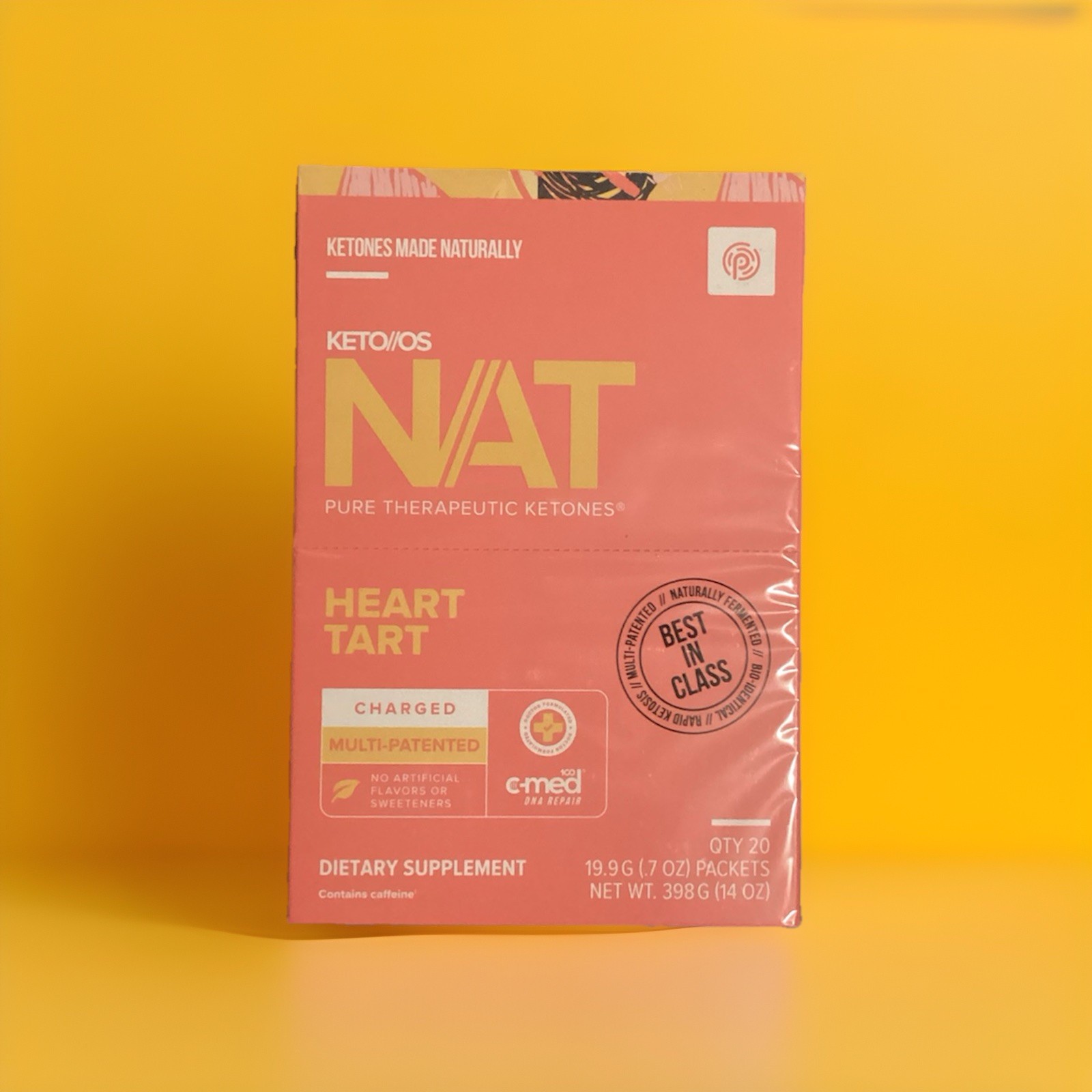 🔥 PRUVIT Ketones KETO OS NAT 20 Packets HEART TART Charged. 20 PK EXP:03/2027 🔥 PRUVIT Ketones KETO OS NAT 20 Packets HEART TART Charged. 20 PK EXP:03/2027
