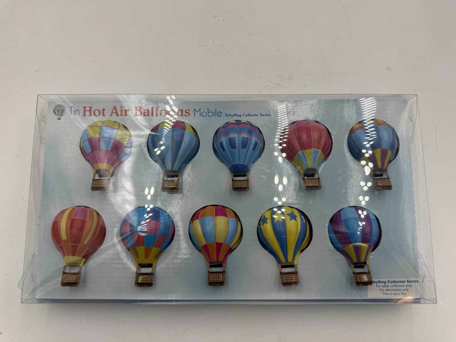 ✨✨NEW Schylling Collector’s Series Tin Hot Air Balloons Mobile 2008 New✨✨ ✨✨NEW Schylling Collector’s Series Tin Hot Air Balloons Mobile 2008 New✨✨