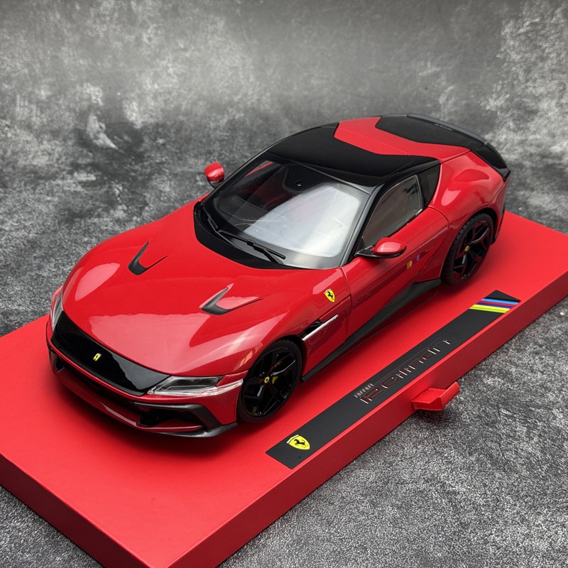 Bburago 1:18 Ferrari 12Cilindri Hardcover Alloy Full Open Car Model Gift 