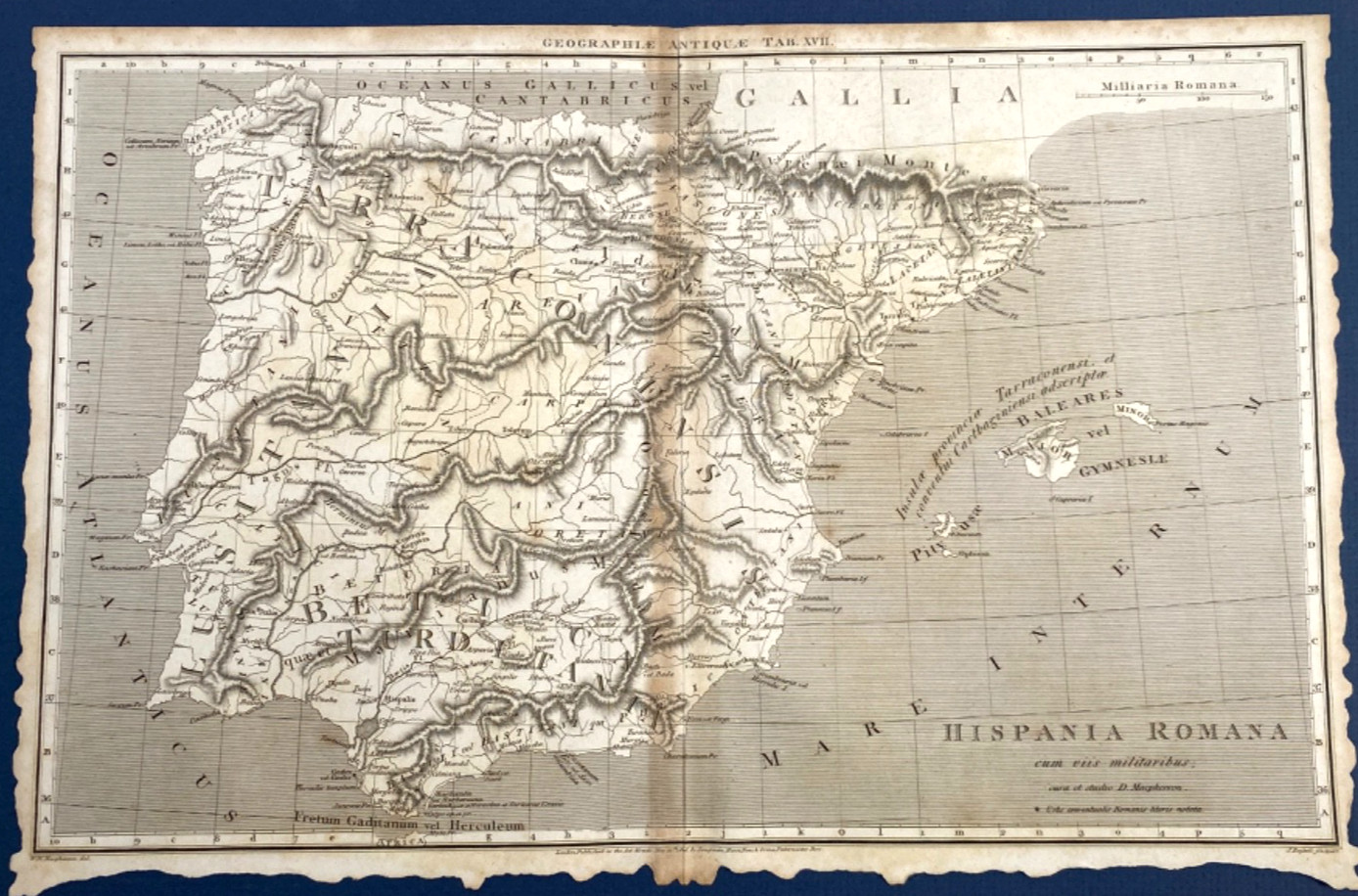 1806 MAP OF SPAIN antique engraved 11\