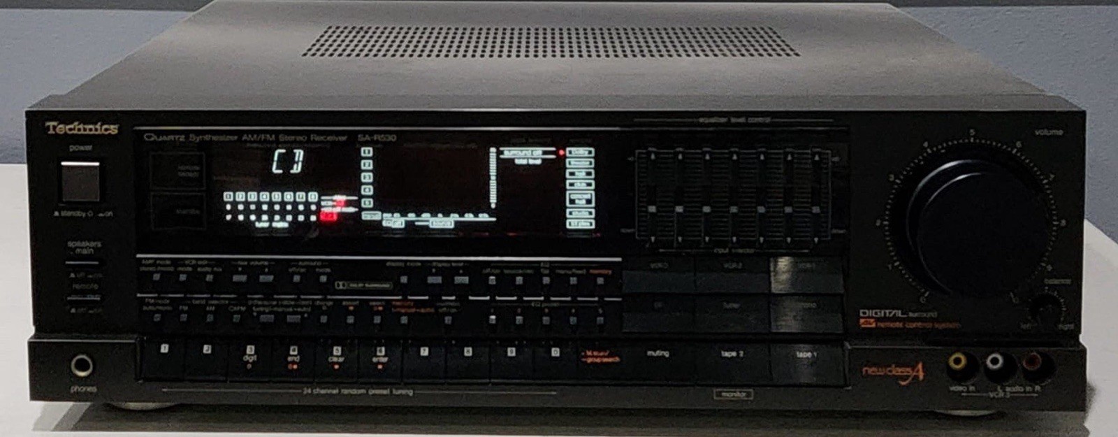 Vintage Technics SA-R530 Stereo Receiver 1980s NO REMOTE Vintage Technics SA-R530 Stereo Receiver 1980s NO REMOTE