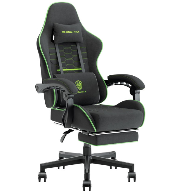 Dowinx Gaming Chair – Black & Green – Brand New
