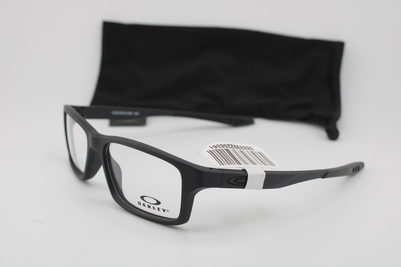NEW OAKLEY YOUTH OY8002-0149 CROSSLINK XS SATIN BLACK AUTHENTIC EYEGLASSES 49-14 NEW OAKLEY YOUTH OY8002-0149 CROSSLINK XS SATIN BLACK AUTHENTIC EYEGLASSES 49-14