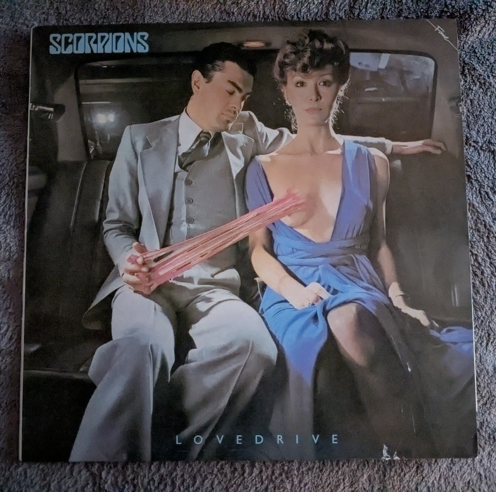 SCORPIONS - LOVE DRIVE VINYL RECORD ALBUM UNSENSORED NM OR BETTER FIRST PRESS SCORPIONS - LOVE DRIVE VINYL RECORD ALBUM UNSENSORED NM OR BETTER FIRST PRESS