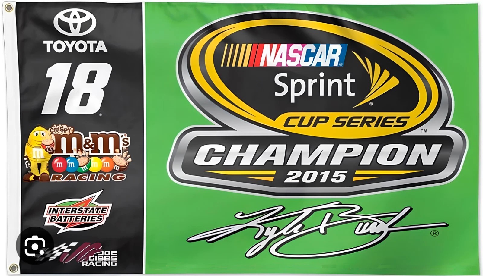 2015 Champion Cup Sprint Nascar Racing 3x5 FT Flag Wall Decore Banner