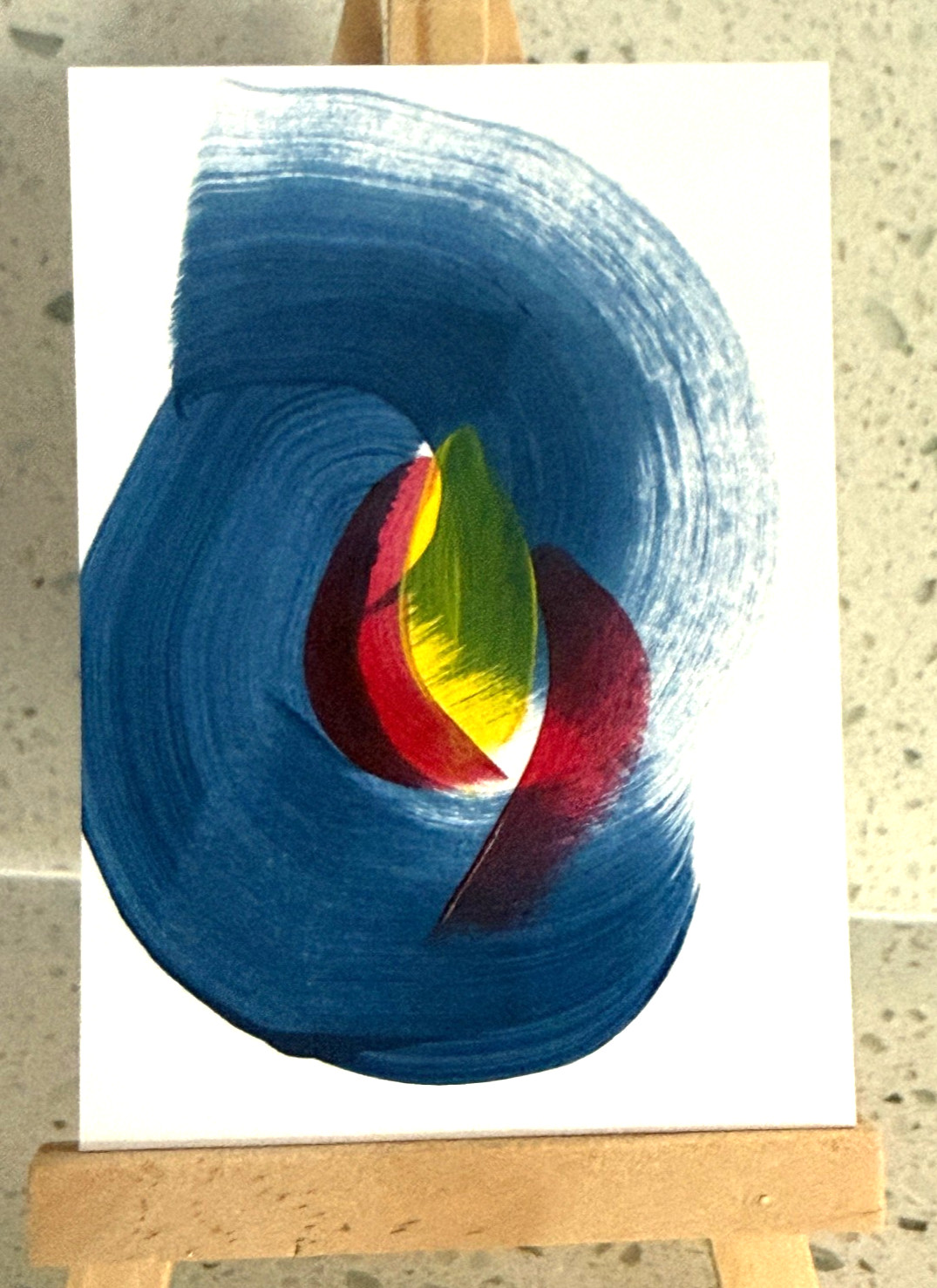 ACEO/ATC Original Acrylic Abstract Mini Painting \