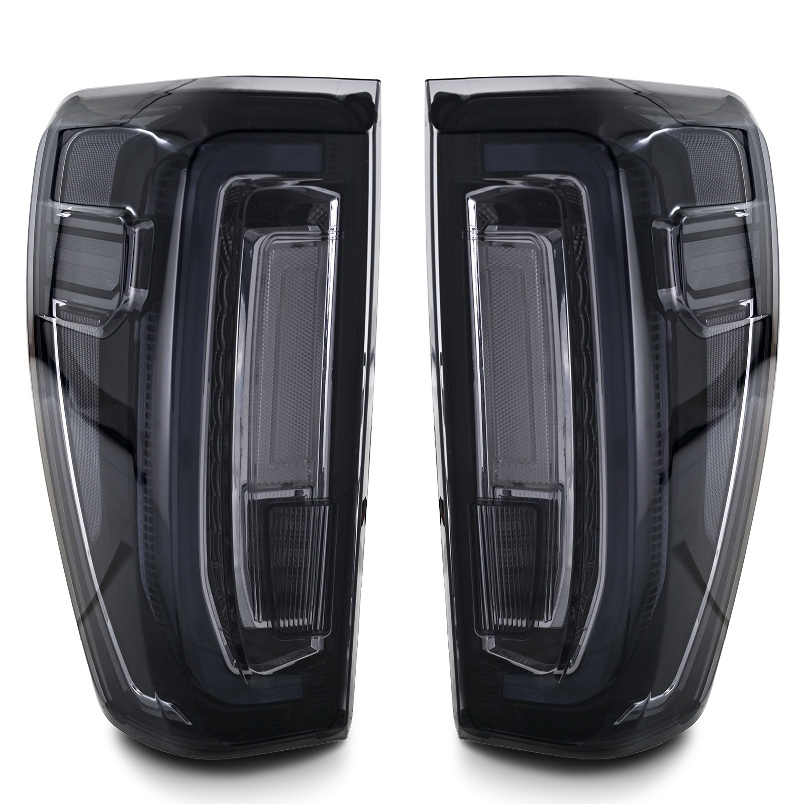 LED Smoked Tail Lights For 2019-2024 GMC Sierra 1500/2500 W/Sequential Signal *2 LED Smoked Tail Lights For 2019-2024 GMC Sierra 1500/2500 W/Sequential Signal *2
