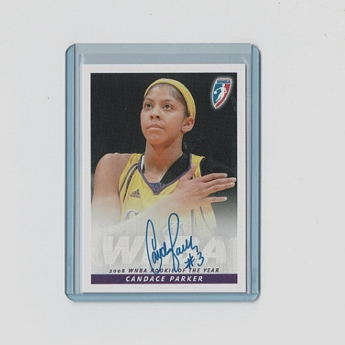 CANDACE PARKER 2009 Rittenhouse WNBA 2008 ROY On-Card Auto Card π SPARKS π SSP CANDACE PARKER 2009 Rittenhouse WNBA 2008 ROY On-Card Auto Card π SPARKS π SSP