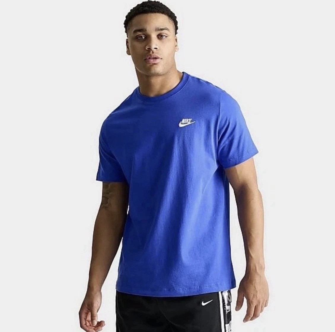 NEW NIKE SPORTSWEAR CLUB T-SHIRT Game Royal AR4997-480 Men’s Size M NEW NIKE SPORTSWEAR CLUB T-SHIRT Game Royal AR4997-480 Men’s Size M