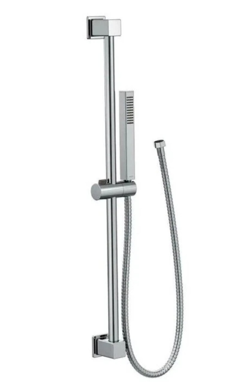 New Moen S3880EP 1 Function Handheld Showerhead with Slide Bar Chrome New Moen S3880EP 1 Function Handheld Showerhead with Slide Bar Chrome