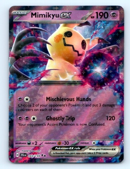TCG- Mimikyu ex 069/159 ~ English Near Mint