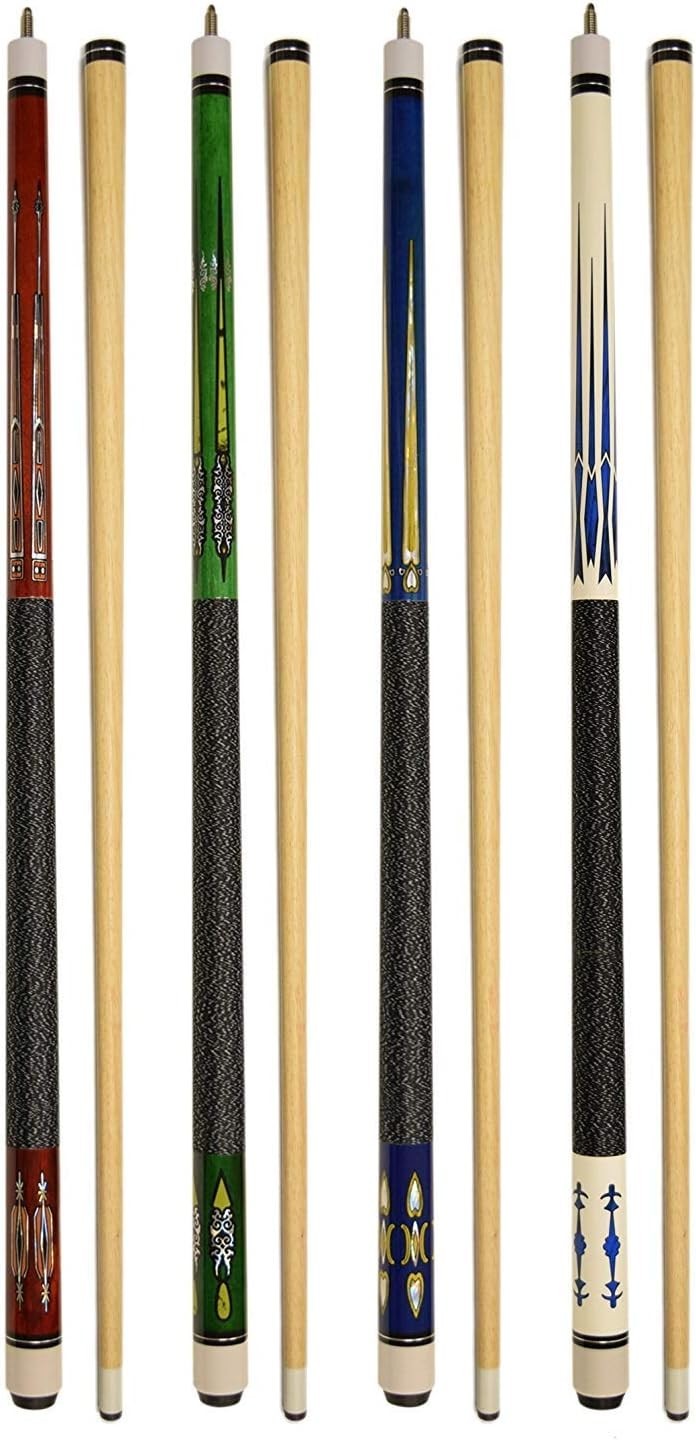 Set of 4 Pool Cues New 58 Set of 4 Pool Cues New 58