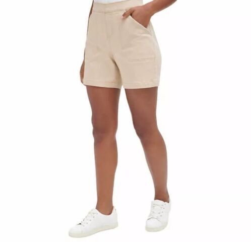 Nautica Women’s Beige Pull-On Shorts Stretch Waistband Casual Style NWT Nautica Women’s Beige Pull-On Shorts Stretch Waistband Casual Style NWT