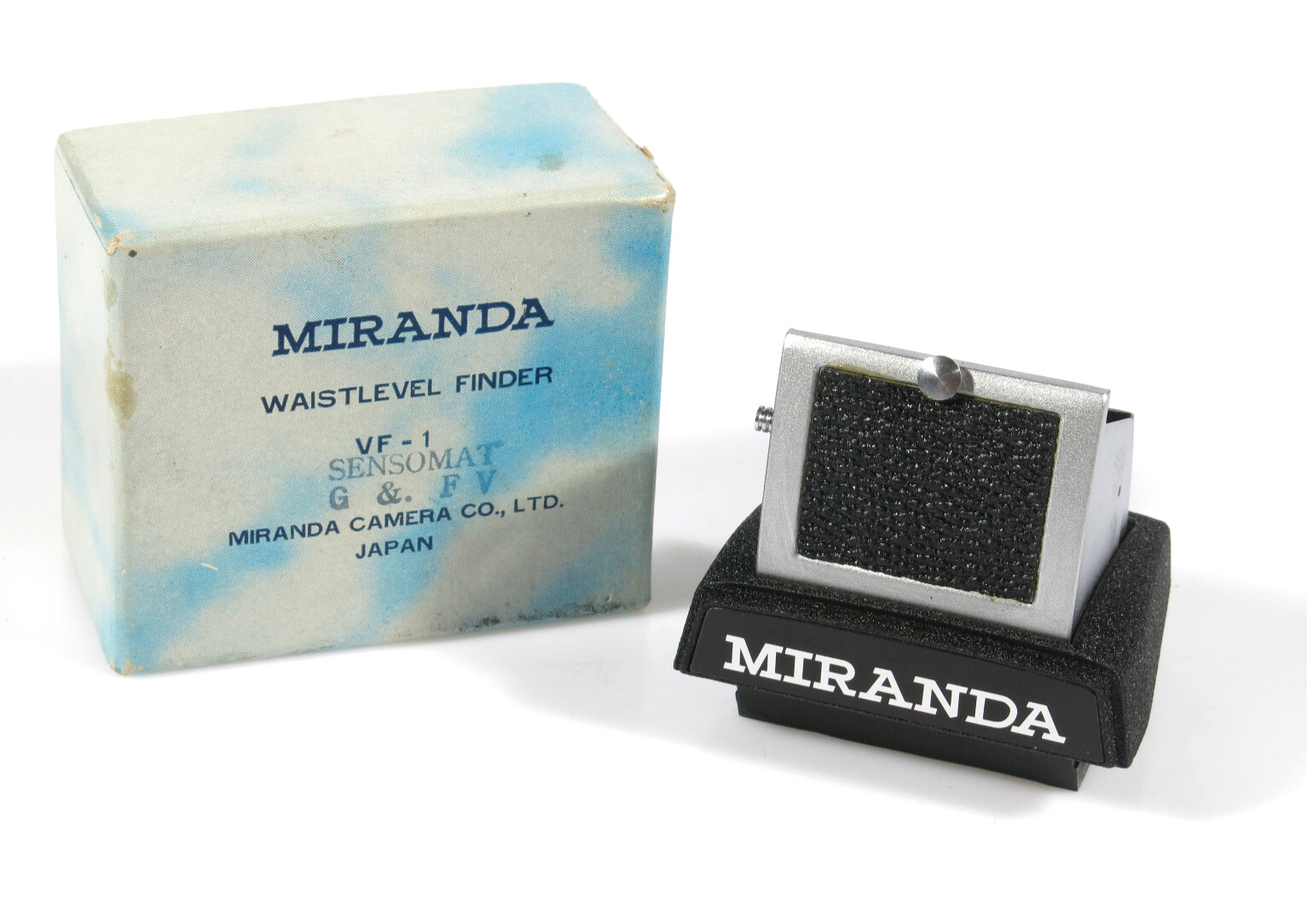 PRL) MIRANDA CAMERA WAISTLEVEL FINDER VF-1 SENSOMAT G &. FV JAPAN VIEWFINDER