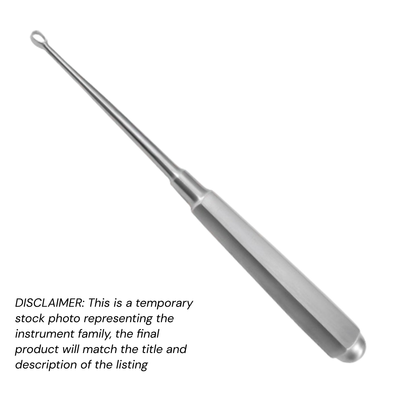 4x Piffard Dermal Curettes, Oval Tip, 6.25\