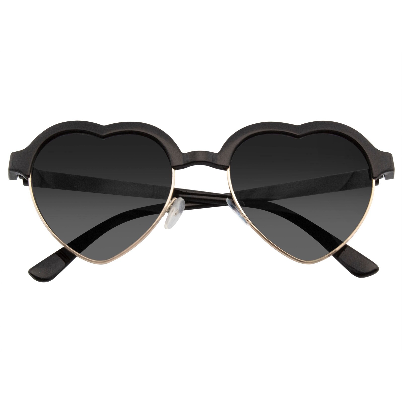 Cute Vintage Half Frame Inspired Heart Shape Sunglasses Cute Vintage Half Frame Inspired Heart Shape Sunglasses