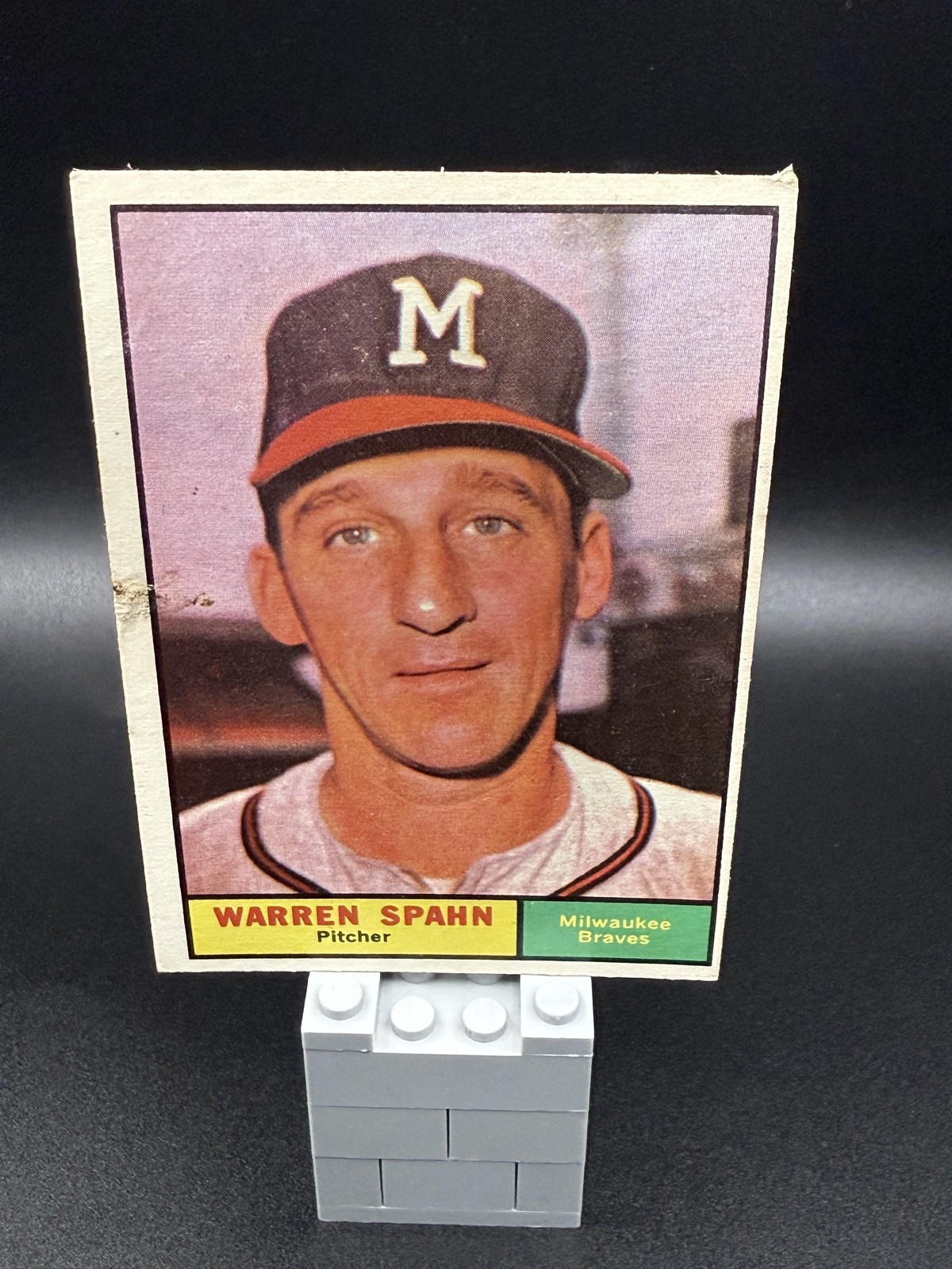 1961 Topps #200 Warren Spahn 1961 Topps #200 Warren Spahn