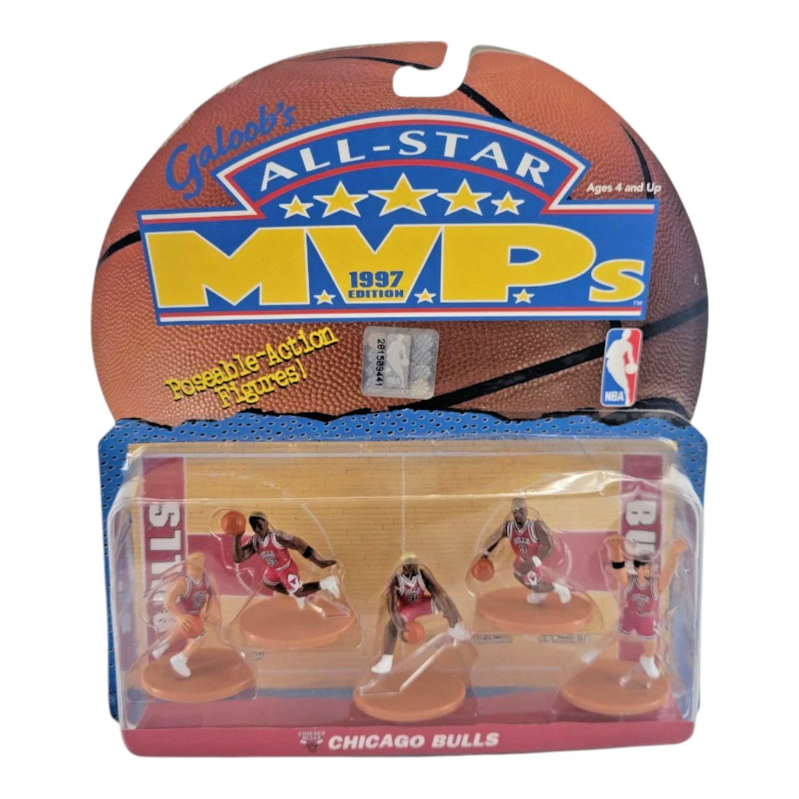 1997 Galoobs All-Star MVPs Chicago Bulls Mini Figures NBA Basketball