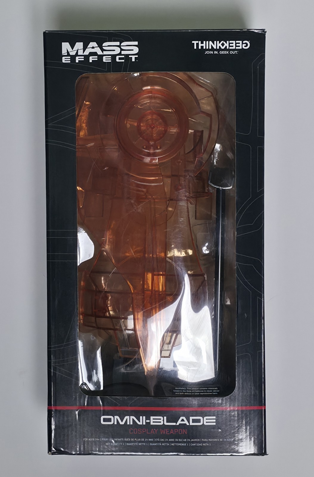 Mass Effect Omni-Blade Light Up Cosplay Weapon Prop BioWare Gear ThinkGeek 