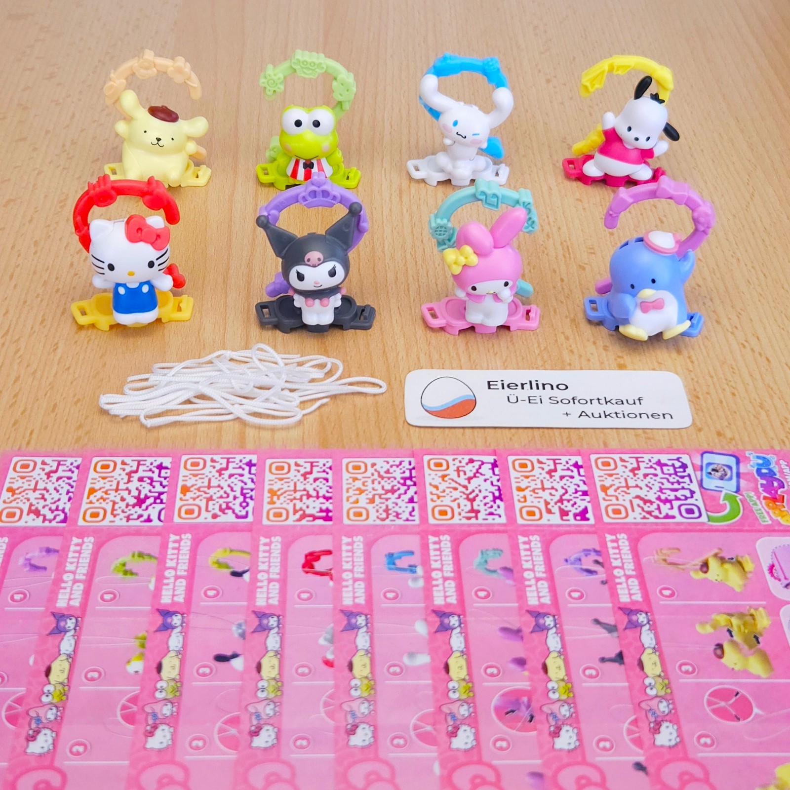 NEW - HELLO KITTY AND FRIENDS - complete set of 8 figures LIMITED KINDER SET NEW - HELLO KITTY AND FRIENDS - complete set of 8 figures LIMITED KINDER SET