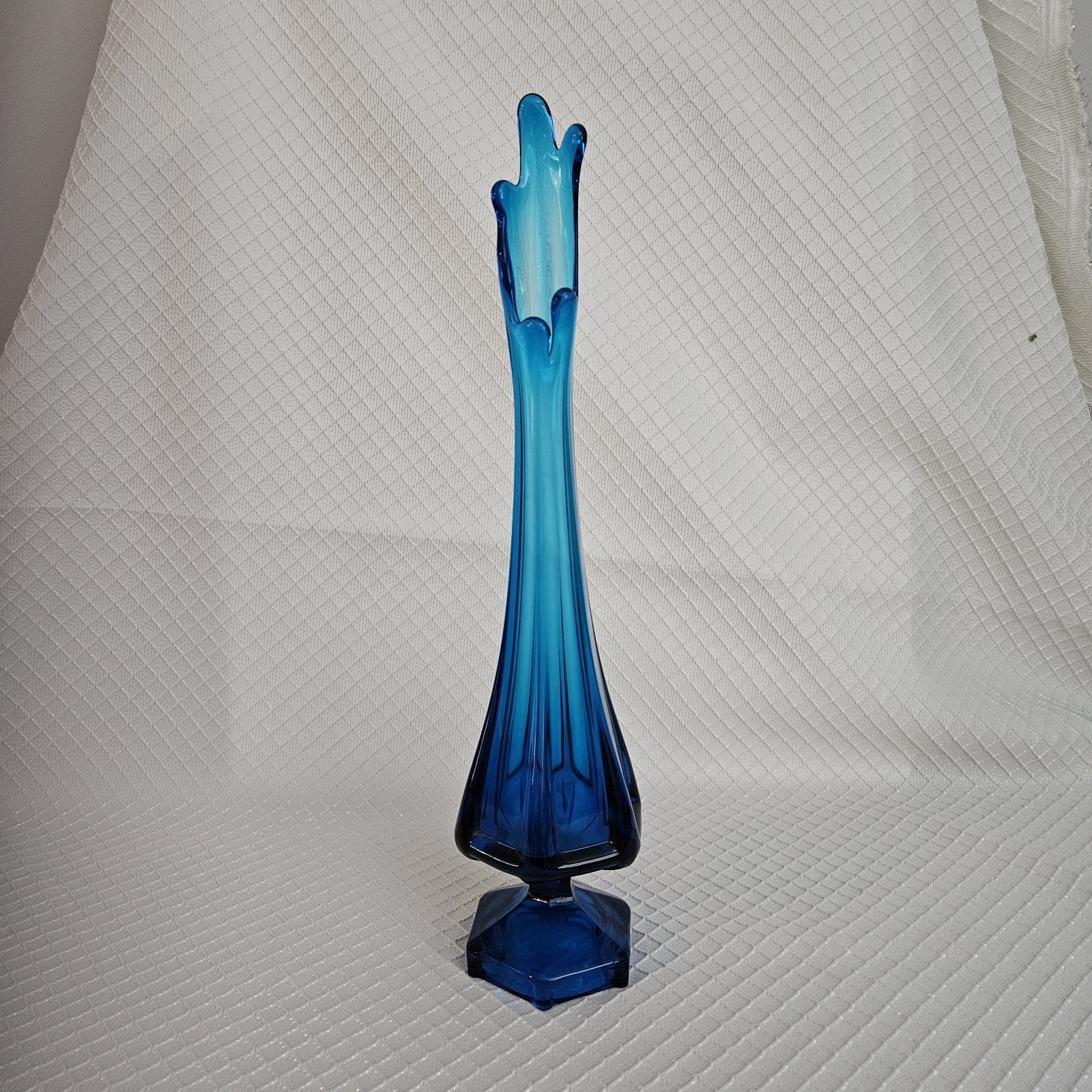 Vintage MCM Viking Glass Bluenique 18 Vintage MCM Viking Glass Bluenique 18