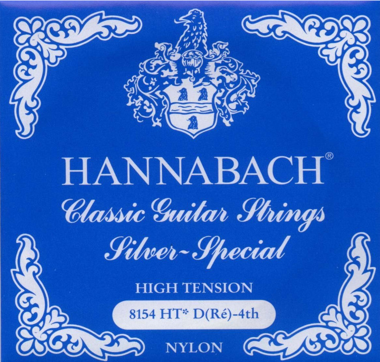Hannabach 652534 Series 815 High Tension Silver Special Single D4 String Hannabach 652534 Series 815 High Tension Silver Special Single D4 String