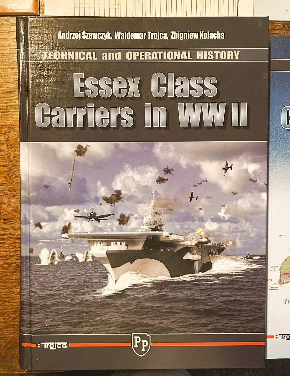Essex Class Carriers in WWII Technical and Operational History w/Maps/Jacket+